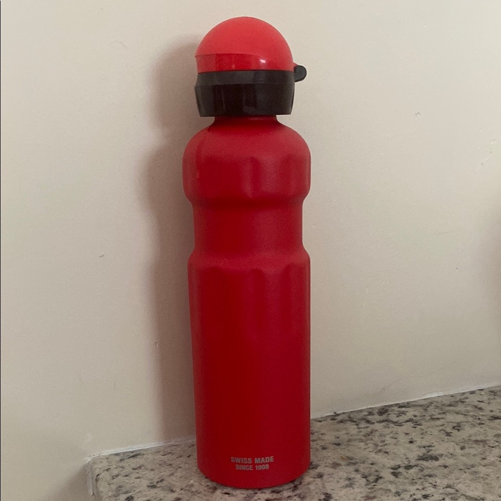 Sigg Metal Red Swiss Made Water Bottle